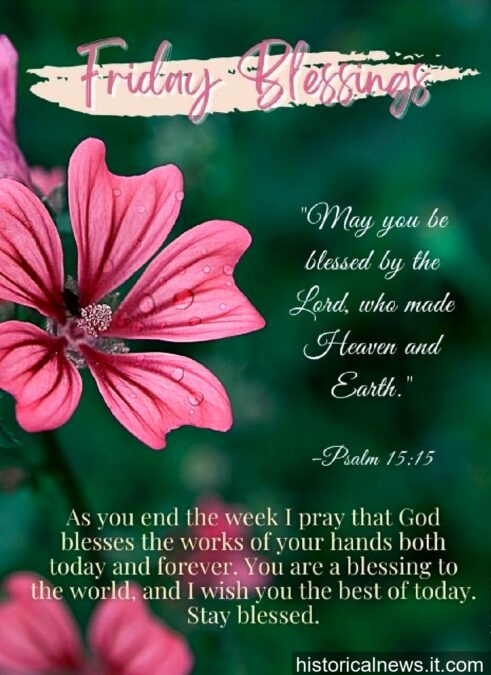 150+ Beautiful Friday Blessings with Images for Joy and Peace